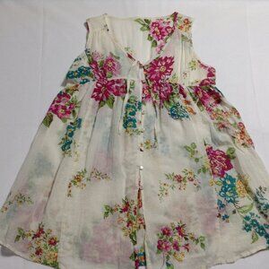 abc*une face Floral Babydoll Tank Top 38 Japanese Kawaii Coquette Y2K Style